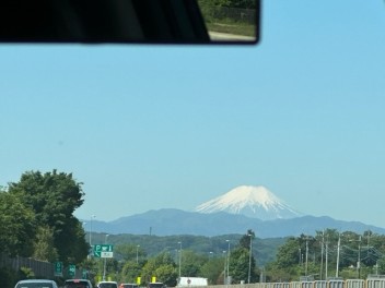 キレイに富士山が見えました！